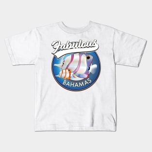 Bahamas fabulous logo Kids T-Shirt